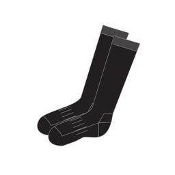 NWH Sock Knee High Girls Black